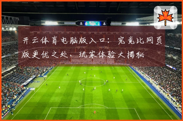 开云体育电脑版入口：究竟比网页版更优之处，玩家体验大揭秘